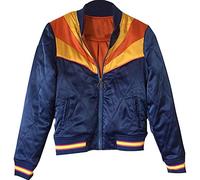 EU Fashions Satén Bomber Sunrise Bomber Chaqueta Mujer