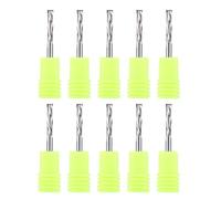 EU_HOZLY 10 fresas de compresión de metal duro de 1/8 pulgadas con fresa de 1/8 pulgadas para fresadora CNC Wookwork 3D de tallado de detalles de grabado