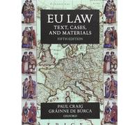EU Law: Text, Cases, and Materials