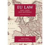 EU Law: Text, Cases, and Materials
