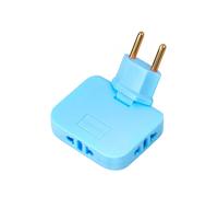 EU Plug 180 Degree Rotatable Converter 3-1 EU to US Extension Plug Multi-Plug Wireless Outlet Adapter Socket