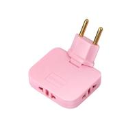 EU Plug 180 Degree Rotatable Converter 3-1 EU to US Extension Plug Multi-Plug Wireless Outlet Adapter Socket