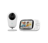 (EU Plug, Multicolor) VB609 3.2 inch LCD Video Baby Monitor 2 Way Voice Talk Temperature Monitoring Night Vision Baby Secu