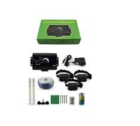 (EU Three Dogs) Sistema de cercado inalámbrico eléctrico para perros, cercado, límite, seguridad para mascotas,
