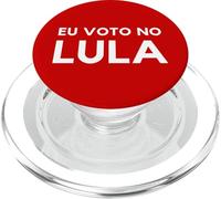 EU Voto No Lula I Vote For Lula President of Brazil PopSockets PopGrip para MagSafe