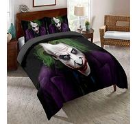 EU-VV El Joker Joseph Kerr Juego De Cama De Algodón Falda De Cama + 2 Fundas De Almohada + Funda Nórdica ((220x240 cm)-Cama de 150/160,Eric Frontera 05)