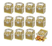 EuAcesry 10 Piezas Fiesta Pirata Caja de Regalo, Caja de los Tesoros para Niños, Cajitas Cofre Tesoro de Cartón, Caramelos Bolsas Decoración Fiesta para Infantil Cumpleaños Fiesta Regalos
