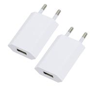 EuAcesry Cargador USB 5V 1A Universal, 2 Piezas Adaptador de Enchufe Carga Rapida USB A, Cabeza Carregador Charger Movil Compatible with i-Product XS MAX XR X 8, 7, 6, 6S, 5S Plus,Xiaomi, Samsung