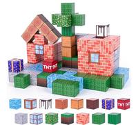Euakee Bloques Magnéticos Construcción Niños, 108 Piezas Bloques Magnético, Juego Construccion Magnetico Montessori, Juguete Creativo para Niños y Niñas de 3 a 8 Años