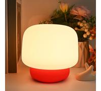 Euakee Luz Nocturna Infantil, Silicona Lampara Bebe Noche de Seta, Recargable USB, Brillo Ajustable y Temporizador, LED Táctil Lámpara, Regalos para Niños Cumpleaños Navidad
