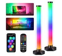 Euakee Smart Luces LED, Barras de Luces LED para juegos, Barras de Luz LED RGB Lampara Inteligente con Múltiples Efectos de Iluminación, Light Bar para Gmaing, TV, Decoración de Habitaciones (42CM)