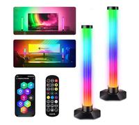Euakee Smart Luces LED, Barras de Luces LED para juegos, Barras de Luz LED RGB Lampara Inteligente con Múltiples Efectos de Iluminación, Light Bar para Gmaing, TV, Decoración de Habitaciones (32CM)