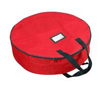 EUBEISAQI Almacenamiento Corona Navidad, Duradera 600D Oxford, Caja Almacenamiento para Guardar guirnaldas Falsas para Festival, Guirnalda Utilizada en Navidad