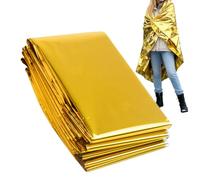 EUBEISAQI Manta Térmica para Camping - 220x140 cm Ligera Equipo De Exterior | Manta para Exteriores - para Rescate Invierno Tiempo Frío Camping Senderismo Excursionismo