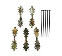 EUBEISAQI Tiras de Hojas de Camuflaje para Casco | 5 Piezas de Tiras de Camuflaje para Caza | Equipo Portátil para Aire Libre | para Entusiastas de Juegos Ejercicios de Campo y Naturaleza