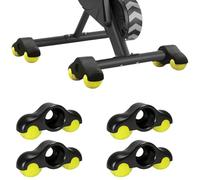 EUBSWA 4 Piezas Rocker Plate Feet, Indoor Cycling Snap Rocker Feet，Portable Wippplatten-Bike Trainer, Tennisballfüße für Wahoo Kickr Core Roller Trainer, Contiene 8 Pelotas de Tenis.