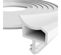 EUBSWA Junta para puerta de habitación o puerta 15M, Junta de Goma para puertas e ventanas, Perfil de estanqueidad tira de Sellado Burletes Aislante Acústico