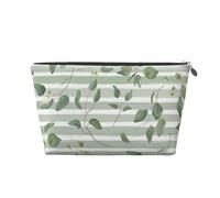 Eucalipto dólar de Plata Verde, Bolsa de artículos de tocador Bolsa de Maquillaje Bolsa de cosméticos Bolsa de artículos de tocador de Viaje portátil