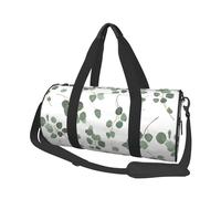 Eucalipto dólar de Plata Verde, Bolsa de Viaje de Gran Capacidad, Bolso Redondo, Bolsa de Viaje Deportiva, Bolsa de Mano, Bolsa de Fitness