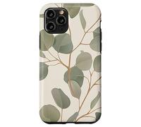 Eucalyptus Leaves Green Plant Florals Botany Foliage Carcasa para iPhone 11 Pro
