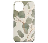 Eucalyptus Leaves Green Plant Florals Botany Foliage Carcasa para iPhone 13