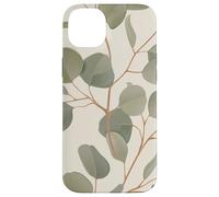 Eucalyptus Leaves Green Plant Florals Botany Foliage Carcasa para iPhone 14 Plus
