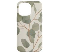 Eucalyptus Leaves Green Plant Florals Botany Foliage Carcasa para iPhone 14 Pro MAX