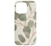 Eucalyptus Leaves Green Plant Florals Botany Foliage Carcasa para iPhone 15 Pro MAX