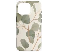 Eucalyptus Leaves Green Plant Florals Botany Foliage Carcasa para iPhone 16 Pro