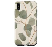 Eucalyptus Leaves Green Plant Florals Botany Foliage Carcasa para iPhone XS MAX