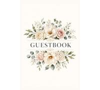 Eucalyptus Rose & Sage Guest Book: A beautifully elegant party guest book with Gift Log and Photo Pages