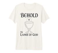Eucaristía Católica He aquí la Comunión del Cordero de Dios Camiseta Premium