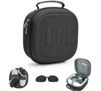 EUCARLOS Funda rígida de Transporte Compatible con Meta Quest 3/2 / Vision Pro, Auriculares para Juegos VR y Controladores táctiles, Funda de Viaje con Cubierta de Lente para Oculus Quest 3/2/Vision
