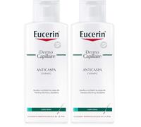 Eucerin DermoCapillaire CHAMPÚ ANTICASPA (250 ml), champú para dermatitis seborreica eficaz y suave, fórmula con Ácido Salicílico para pieles grasas y descamadas (Paquete de 2)