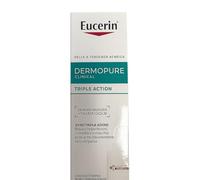 Eucerin DermoPure Clinical - Sérum facial de triple acción, 40 ml, suero antimanchas para acné, manchas y puntos negros, suero facial con tiamidol y ácido salicílico para pieles grasas y acné