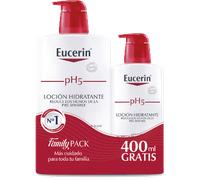 Eucerin Family Pack Loc Sens Ph5 1L 400 - Hidratación diaria piel sensible