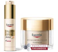 Eucerin Hyaluron-Filler Elasticity Crema Antiedad Noche 50 ml + Crema Día Ultraligera SPF50 50 ml
