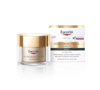 Eucerin Hyaluron-Filler + Elasticity Night 50 ml, crema de noche antienvejecimiento para pieles maduras, hidratante profundamente penetrante con ácido hialurónico y colágeno