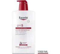 Eucerin Loción Enriquecida Piel Sensible pH5 1000 ml - Vitamina E, Hidratación, Pieles Alérgicas