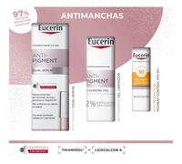 Eucerin Pack antimanchas Anti-Pigment Dual Serum 30ml + Gel Limpiador 20ml + Pigment Control FPS 50+ 7ml