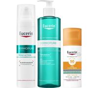Eucerin Pack Dermopure Limpieza + Serum + Sun Face
