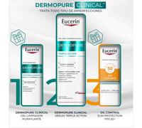 Eucerin Dermopure Sérum Triple Efecto 40 ml + Gel Limpiador 20 ml + Gel-Cream SPF50 5 ml
