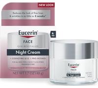 Eucerin Q10 Crema de Noche Antiarrugas + Pro-Retinol, Crema Facial para Piel Sensible, Frasco de 50 ml