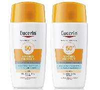 Eucerin Sun Face Hydro Protect Fluid FPS50+ Tinted Light 2x50 ml