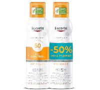 Eucerin Sun Oil Control Dry Touch Spray Transparente SPF50 2x200 ml