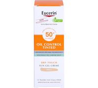 Eucerin Sun Protection Oil Control Tinted 50+ Hell Face Sun Gel-Creme, 50 ml Crema