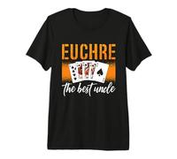 Euchre Los Mejores Juegos de Cartas para tíos le Encanta Jugar a Las Cartas Euchre Camiseta Premium