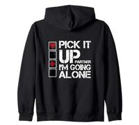 Euchre Partner Pick It Up Voy Solo Sudadera con Capucha
