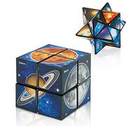 Euclidean Cube Star Cube 2 en 1 Yoshimoto Cube para niños y adultos, regalo de juguete para niños y niñas de 8 a 12 años