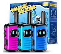EUCOCO Walkie Talkie Niños 3 Unidades, Juguetes Niños 3 4 6 7 8 9 Años Regalo Niño Niña 3-10 Años Juegos Niños 3-10 Años Ideas Regalos Cumpleaños Niños Colegio Juguetes Exterior para Niños Jardin